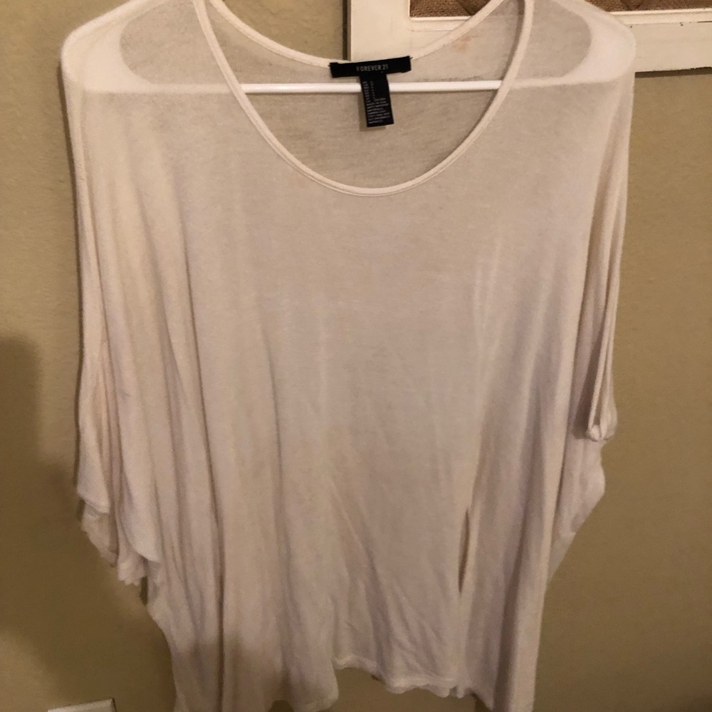 White Flowy Shirt